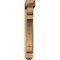 Ekena Millwork Olympic Arts and Crafts Smooth Bracket w/ Offset Brace, Western Red Cedar, 5 1/2"W x 30"D x 36"H BKT0604X30X36OLY03SWR - alternate 3